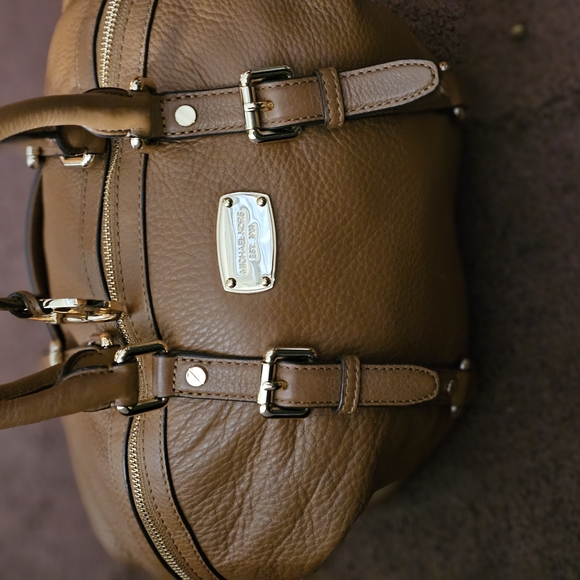 Michael Kors Gold Leather Bag
